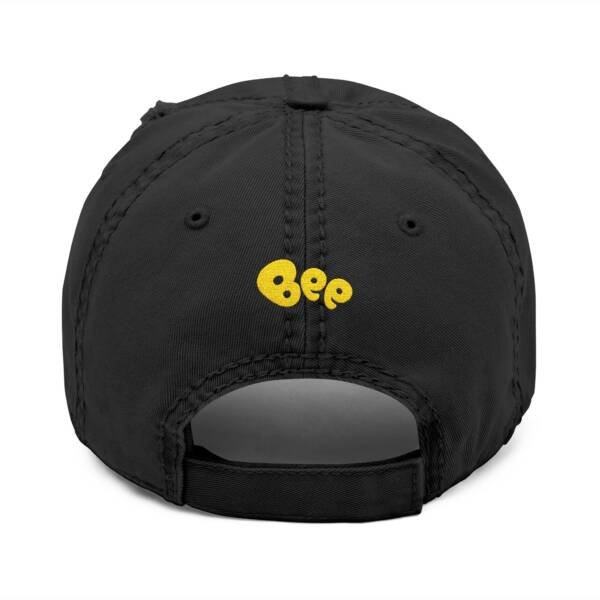 Distressed Bee Dad Hat, Trendy Embroidered